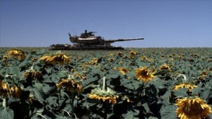 Scene from "Lebanon" a film by Samuel Maoz