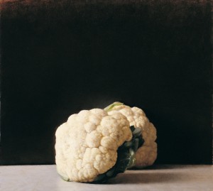 Cauliflowers, 2006, oil on wood, private collection, Tel Aviv