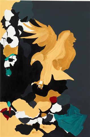 Alona Harpaz, untitled, 2008, mixed media on canvas