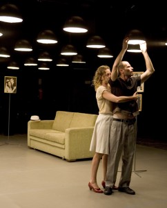 Lani Shahaf and Gal Hoyberger in Someone is Going to Come/Photo: Yael Shahar