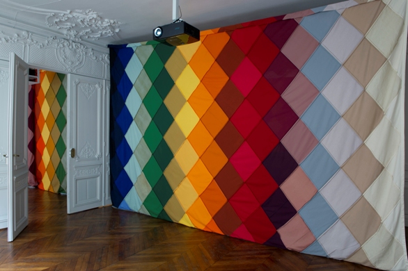 Ulla Von Brandenburg, detail from the installation Mirrorsong, 2012