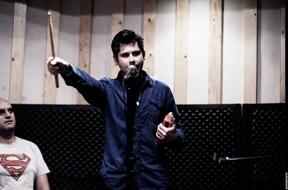 Tzvika Force - exploring percussion/Photo: MuperPHOTO