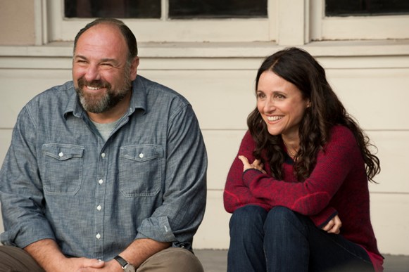 James Gandolfini and Julia Louis-Dreyfus in Enough Said