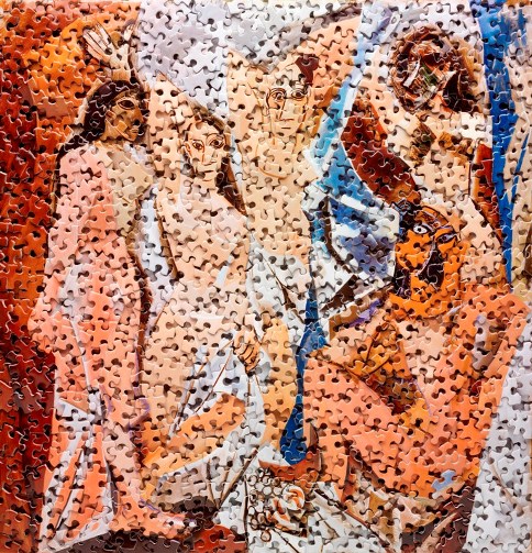 Les Demoiselles d'Avignon, after Pablo Picasso, 2009, from the series Gordian Puzzles, digital C-print