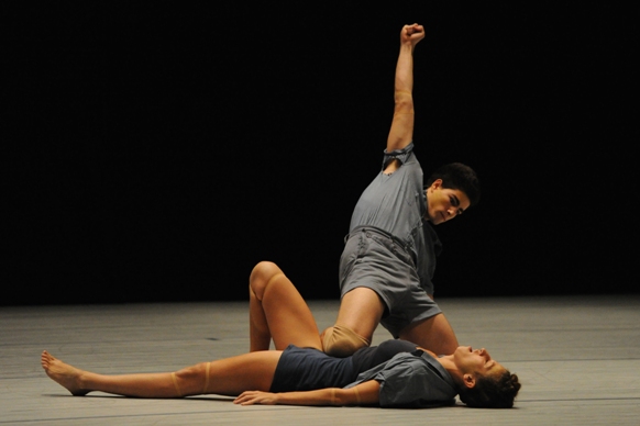 Almog Loven and Einat Betzalel in We Do Not Torture People by Noa Shadur/Photo: Tami Weiss