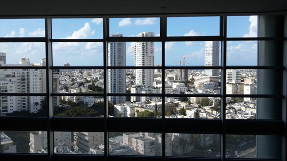 Cityscape with impaired vision/Photo: Ayelet Dekel
