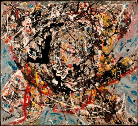 Jackson Pollock, Prism, 1947, Oil on canvas, 41.5x45. Gift of Peggy Guggenheim, Venice, through the America-Israel Cultural Foundation, 1955 