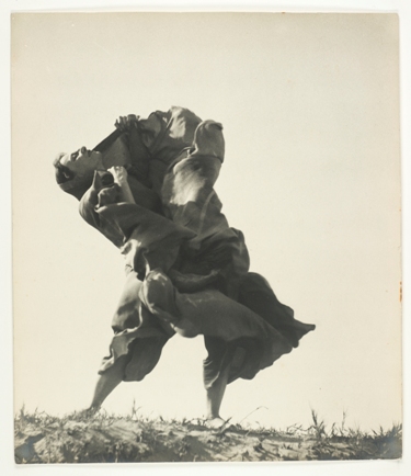 Alfons Himmelreich, Israeli, born Germany, 1904–1993, Fire, Gertrud Kraus, early 1940s, Gelatin silver print, Collection of the Presler Private Museum, Tel Aviv