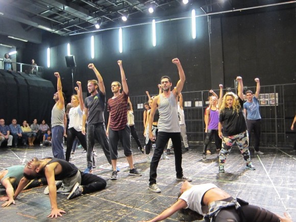 Hair - a photo from the Cameri Theatre rehearsal studio/Photo: Ayelet Dekel