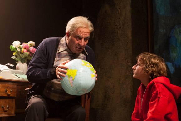 Ezekiel (Arie Tcherner) with Noni (Philip Dolev)/Photo: Gerard Alon