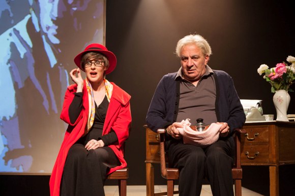 C'ella (Yael Toker) with Ezekiel (Arie Tcherner)/Photo: Gerard Alon