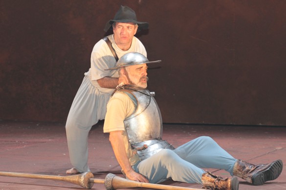 Alexander Senderovich and Doron Tavory in I, Don Quixote/Photo: Victor Sokolov