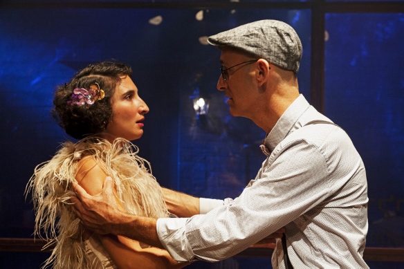 Avigail (Natalie Eliezerov) and Martin (Nir Ron) - A Far Away Song From Long Ago/Photo: Gerard Alon